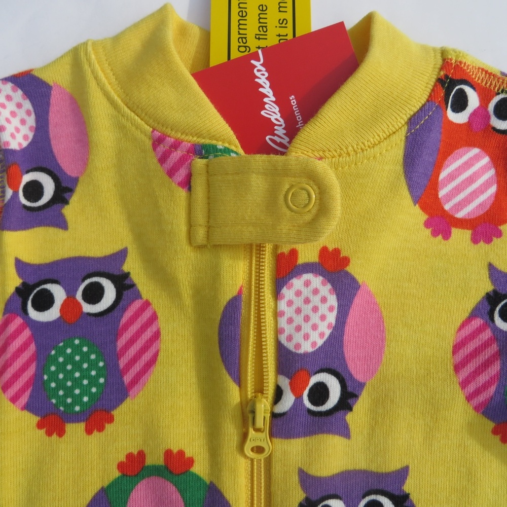 Hanna Andersson Girl Pajamas Sleepers Organic - Picture 5 of 8